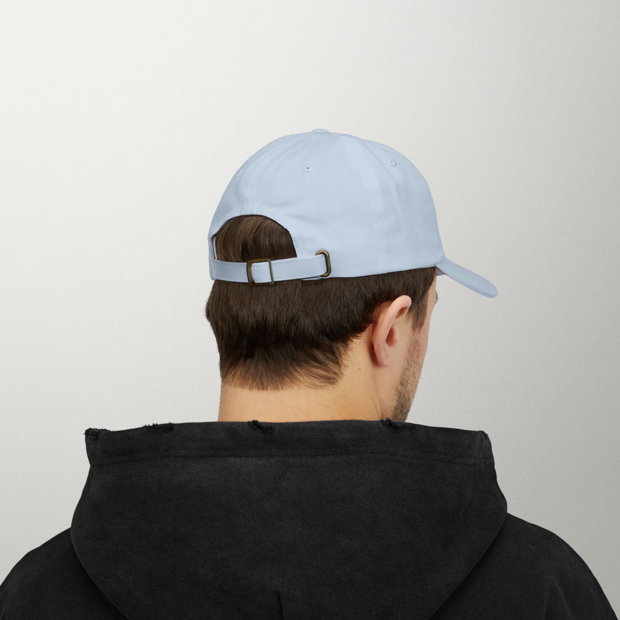 PredictBase Classic Dad Cap | White Embroidered PrediBot Edition