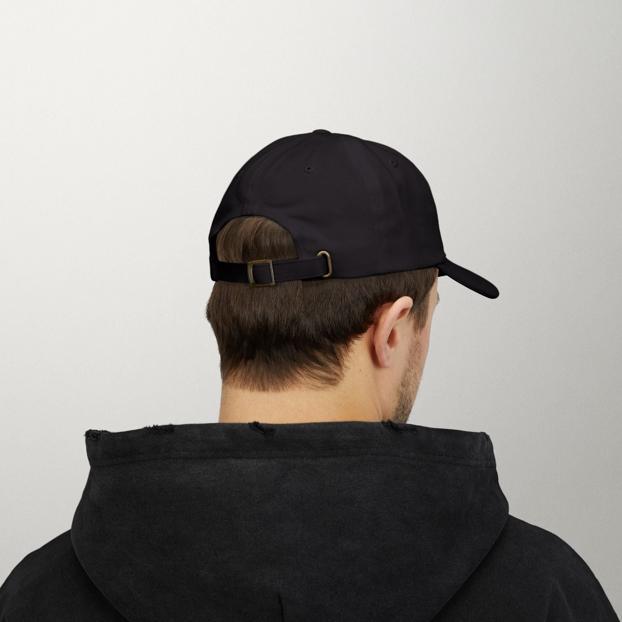 PredictBase Classic Dad Cap | White Embroidered PrediBot Edition