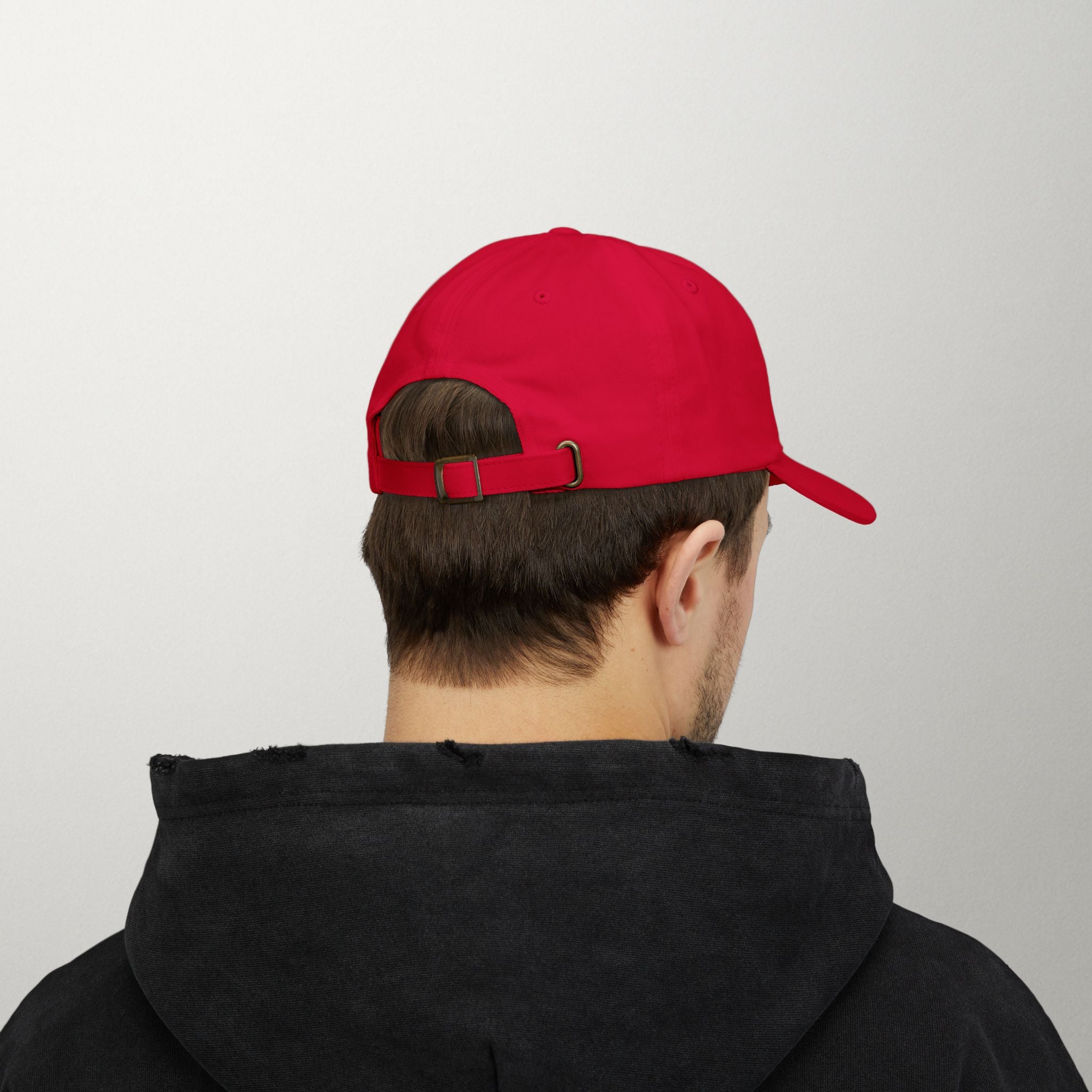 PredictBase Classic Dad Cap | White Embroidered PrediBot Edition