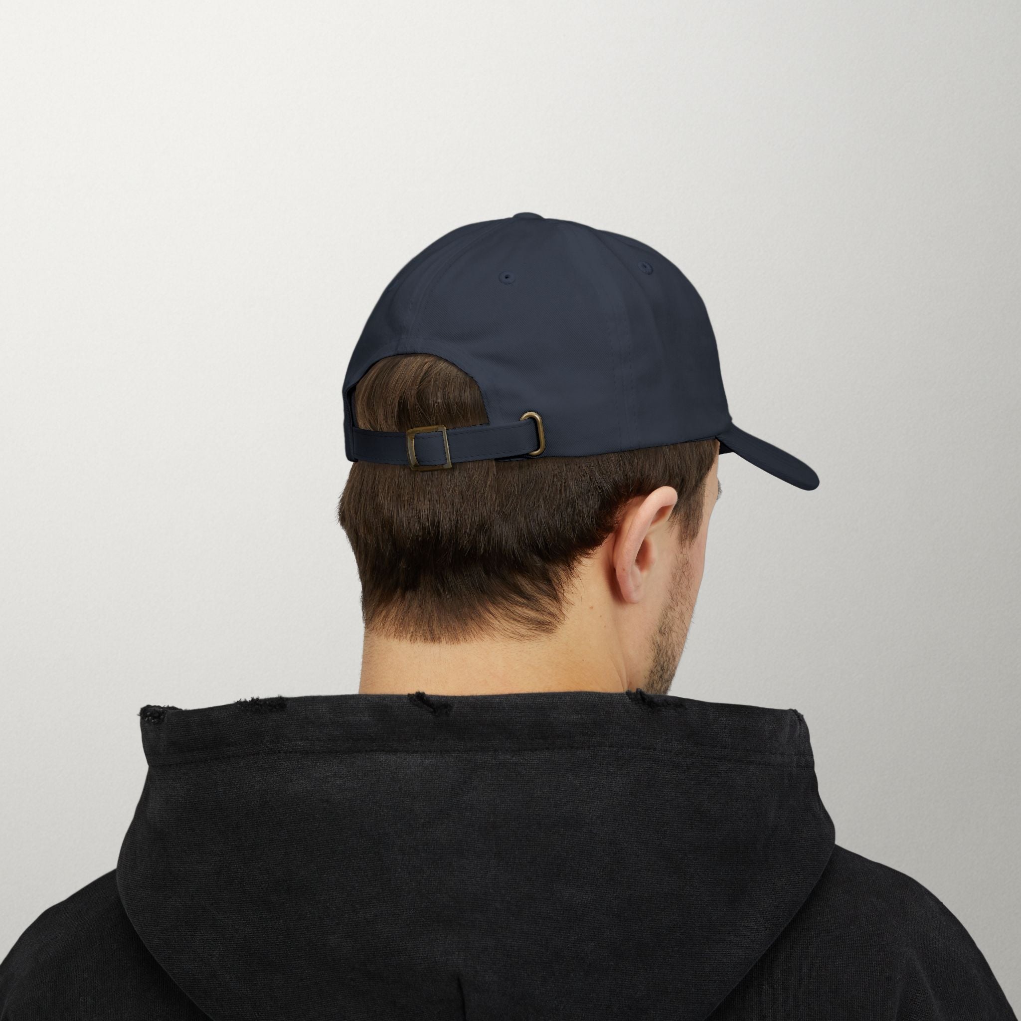 PredictBase Classic Dad Cap | White Embroidered PrediBot Edition
