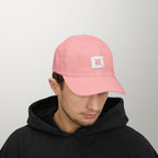 PredictBase Classic Dad Cap | White Embroidered PrediBot Edition