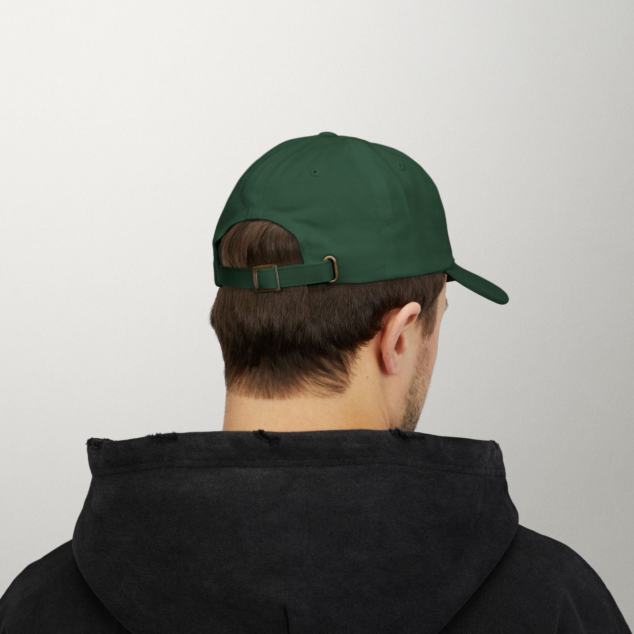 PredictBase Classic Dad Cap | White Embroidered PrediBot Edition