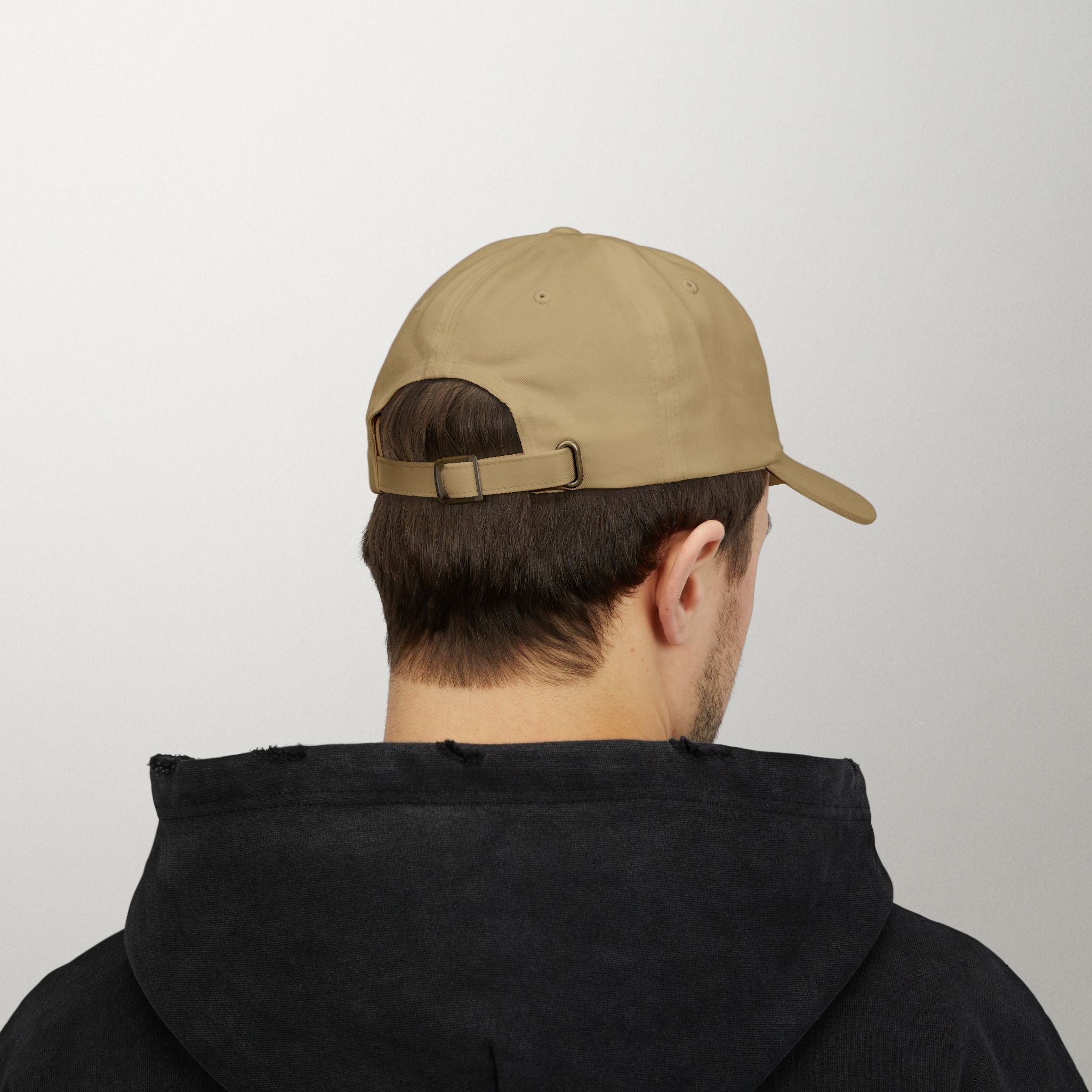 PredictBase Classic Dad Cap | White Embroidered PrediBot Edition