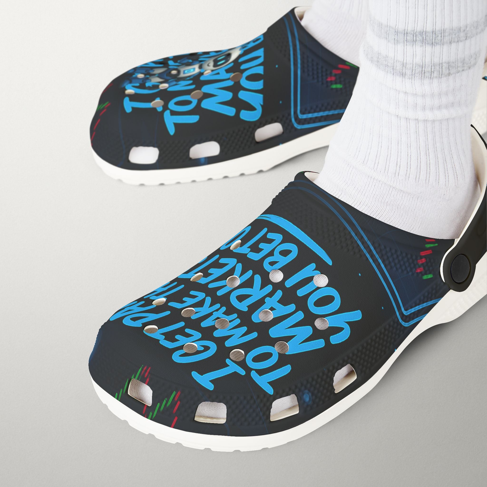 PredictBase Clogs | Inspirational PrediBot Edition